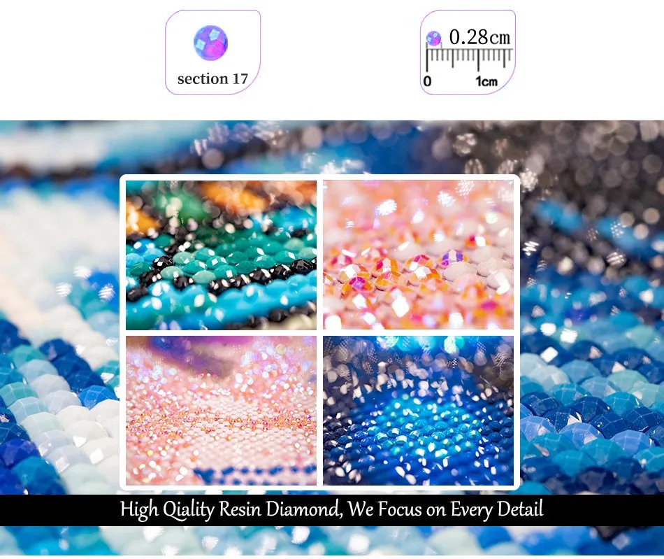 4 Diamond Painting 5D DIY Full Square Drill Fantasy Star Ocean Full Round EmbroiderDiamond Painting (3)