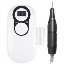 30000 об/мин Электрический Фрезер для ногтей, инструмент для маникюра и педикюра с ЖК-дисплеем, фрезы для маникюра и педикюра, набор оборудования для ногтей