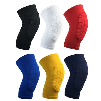 

1PCS Honeycomb Basketball Sport Knee Pads Cycling Volleyball Knee Protector Brace Support Football Compression Leg sleeves