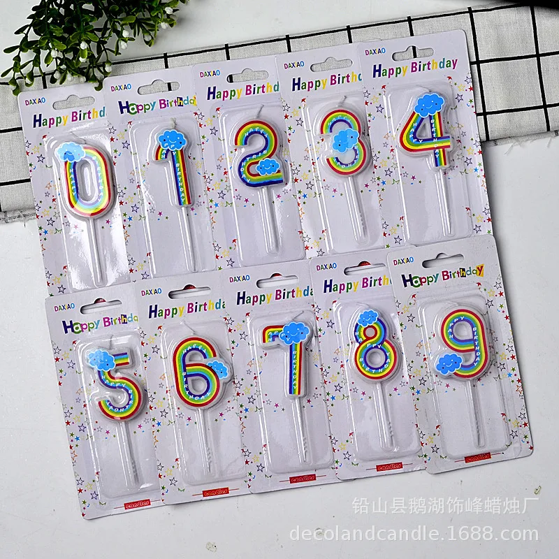 Cake Candles Birthday Number Candles 1pc