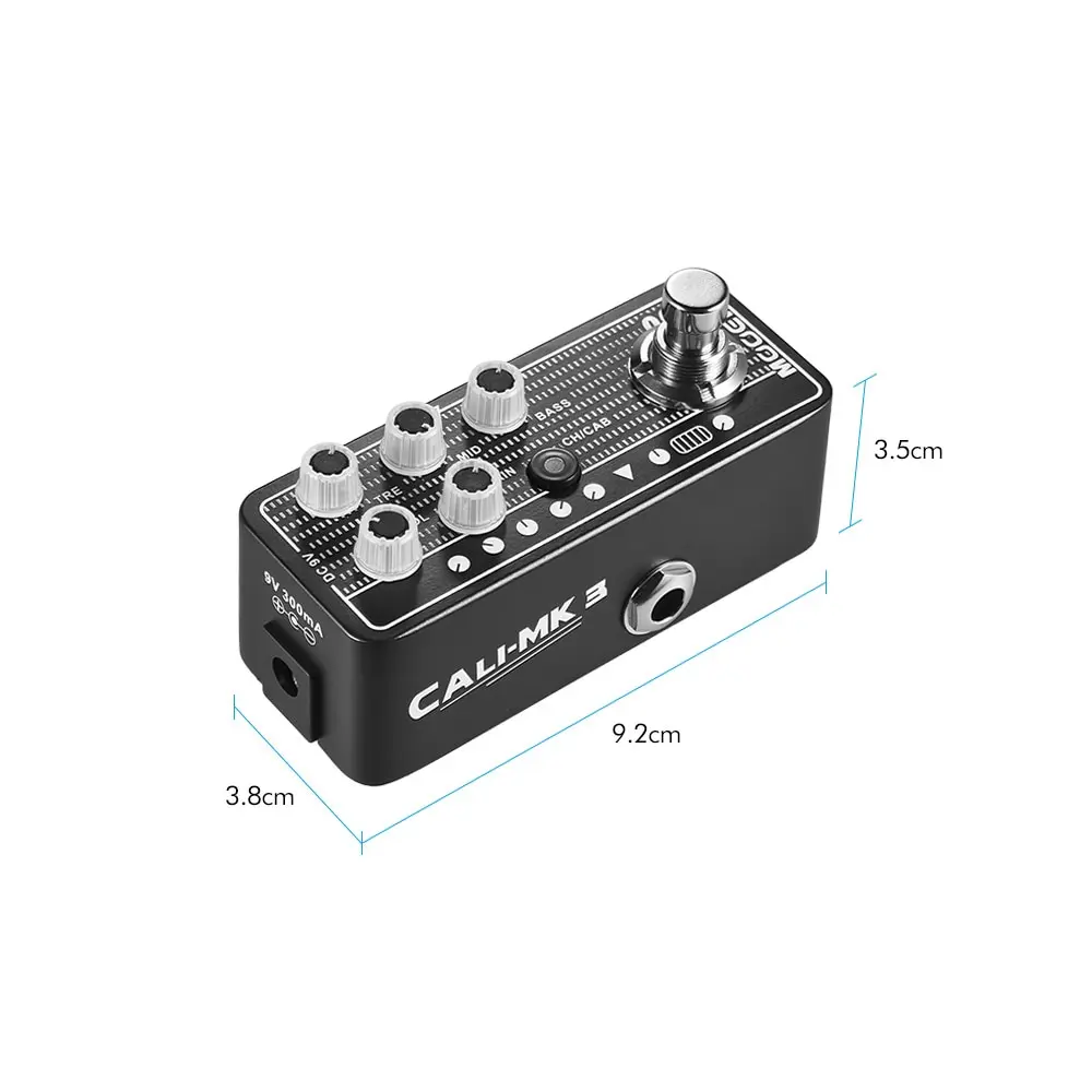 MOOER микро предусилитель 008 Cali-MK 3 Californian Session Combo цифровой предусилитель гитары педаль эффектов с двумя каналами