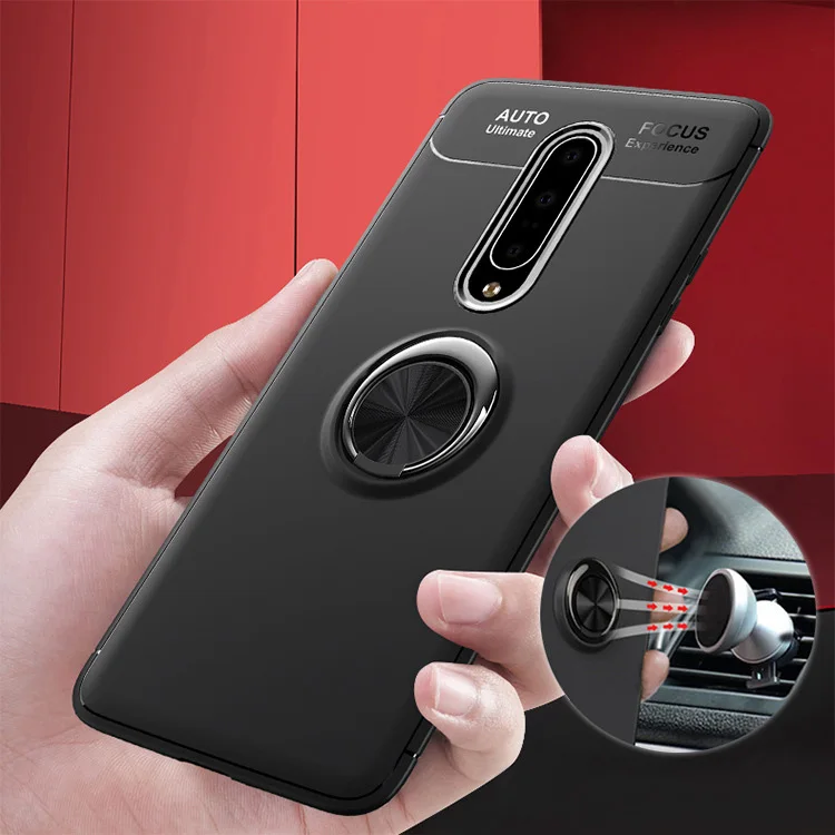 Для one plus 6 7 Чехол магнитное кольцо для 6T 7Pro чехол телефона Tpu Материал чувствовать