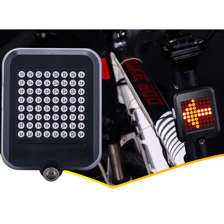 Велосипедный фонарь автоматический интеллектуальный индикатор направления задний фонарь usb зарядка MTB велосипед Предупреждение светодиодный свет велосипеда