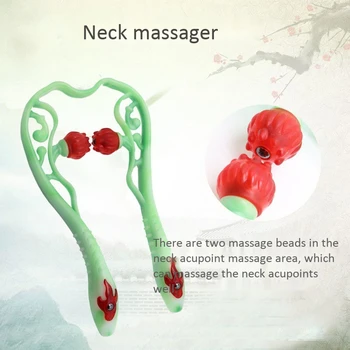 

Neck Massager, Neck and Shoulder Shiatsu Deep Tissue Trigger Point Manual Self Muscle Massage