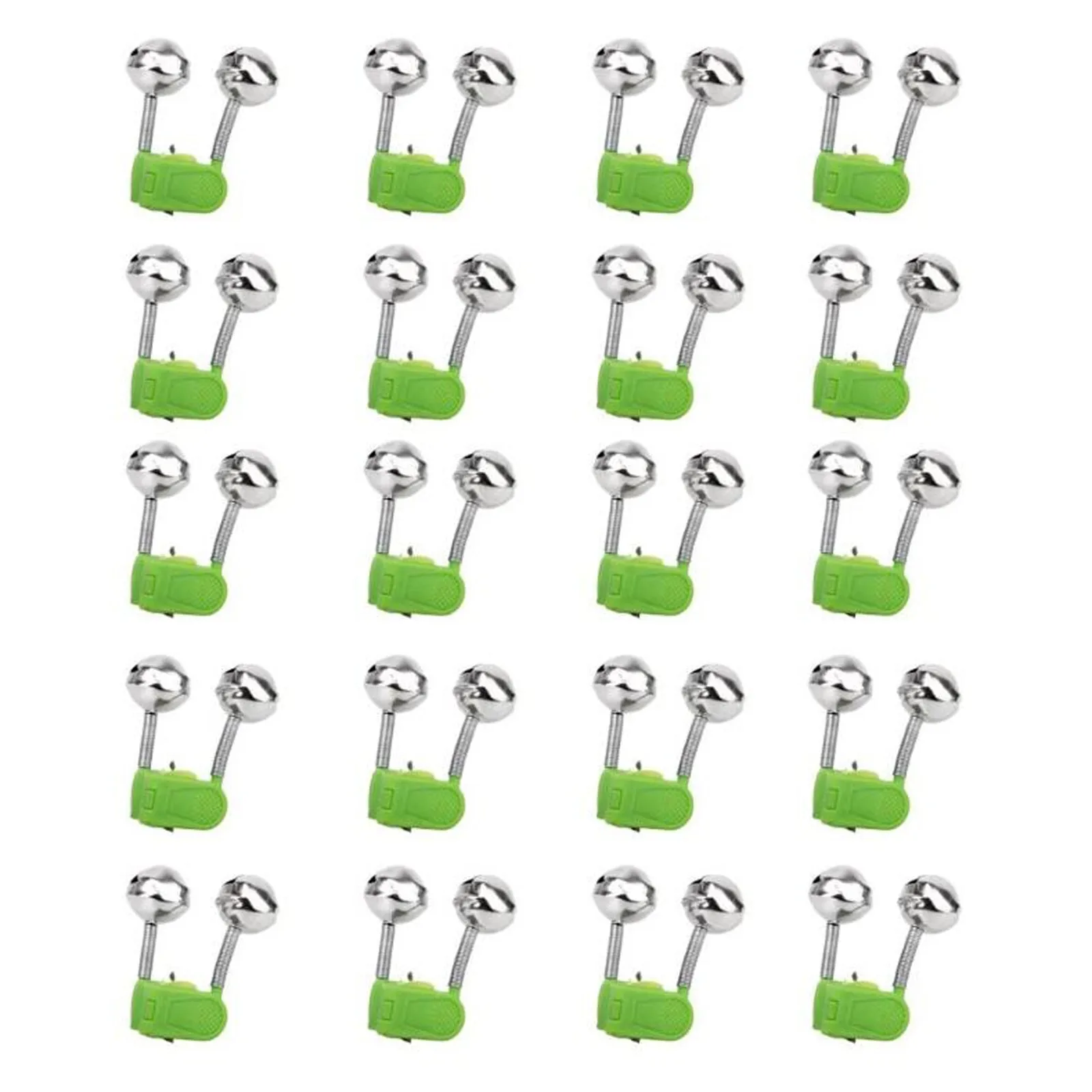 Barato Alarmas de mordedura de pesca, cascabeles de caña de pescar, punta de abrazadera ABS y campanas de caña de pescar duraderas, accesorios de pesca, herramientas elegantes, 10/20 Uds. VRM8ApydRLW