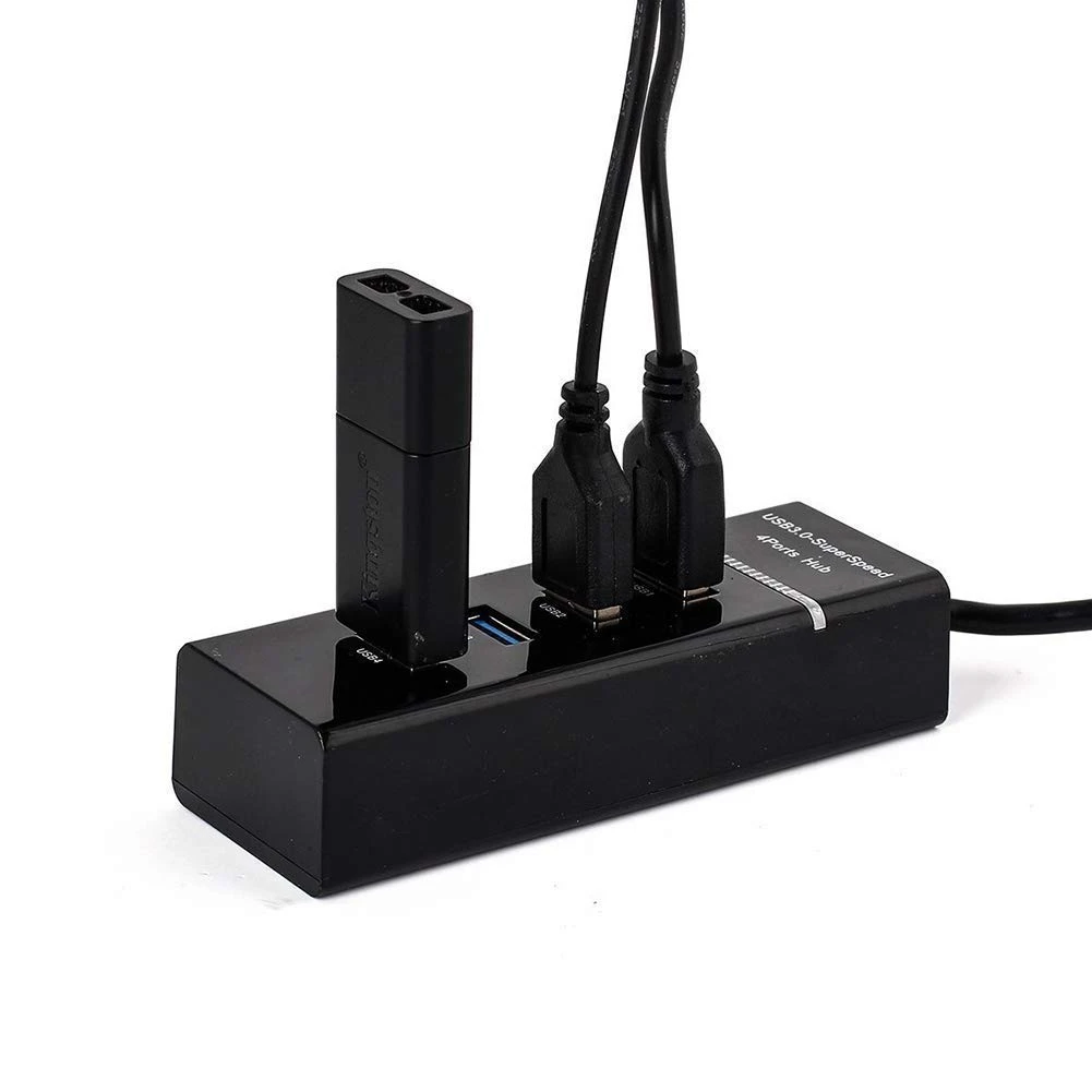 Usb-концентратор 3,0 4 порта Micro USB 3,0 концентратор Разветвитель USB концентратор Высокоскоростной USB разветвитель концентратор для ПК Компьютерные аксессуары