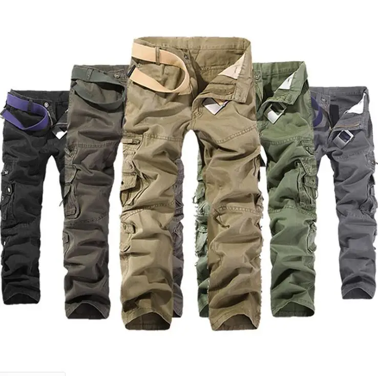 UplzCoo мужские брюки карго весна осень тактические военные однотонные хлопковые брюки повседневные камуфляжные мужские модные уличные FM246