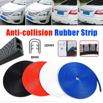 

5M Car Door Boot Edge Protector Strip Trim U Shape Guard Seal Rubber Strip Black