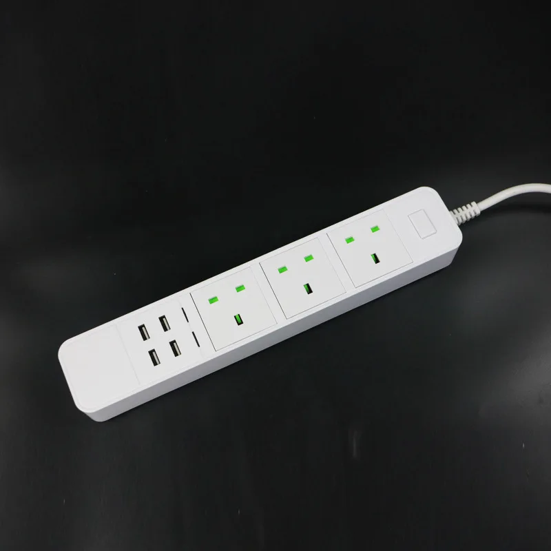 Британский регулирующий интеллигентая(ый) удлинители мульти-порт USB для быстрой зарядки интеллигентая(ый) разъем мульти-функциональный Intellige