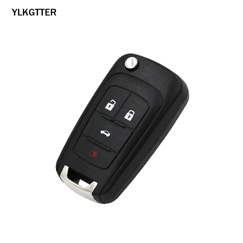 YLKGTTER 4 кнопки автомобиля дистанционного ключа костюм для Chevrolet Malibu Cruze Aveo Spark Sail с 315/433 МГц ID46 чип управления сигнализации Fob
