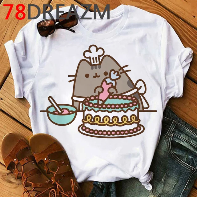 pusheen dinosaur shirt