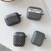 Carbon fiber pattern Earphone Case For Airpods 4