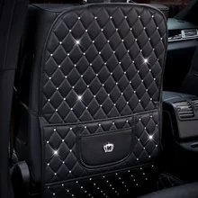 1 шт. защита задней крышки сиденья автомобиля Хрустальная корона авто все включено анти-удар накладка задняя защита износостойкий коврик анти-грязный коврик
