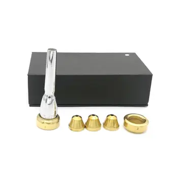 

Gold Trumpet Mouthpiece, 4 Sizes, Convertible, New