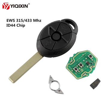 YIQIXIN 3 Button Keyless Entry Sistema EWS Chiave A Distanza Dell'automobile di 315/433MHz ID44-PCF7935 Chip Per BMW MiNi Cooper S R50 R53 2005-2007