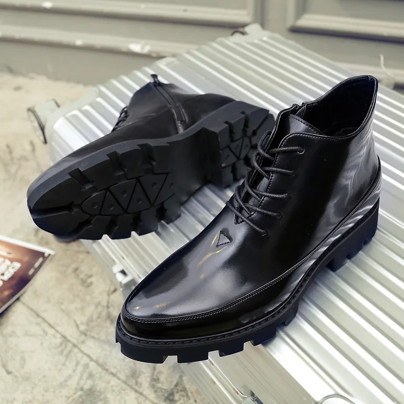 Zapatos De Hombre; Высокая мужская кожаная повседневная обувь; лоферы; офисная обувь; мужские мокасины для вождения; ботильоны; модные кроссовки Iv