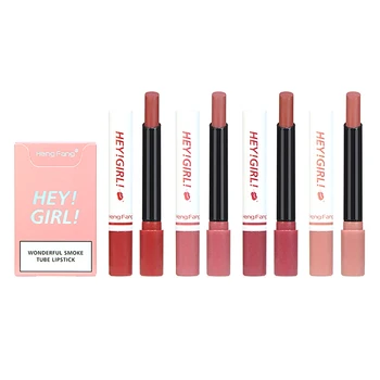 

4-Colors Waterproof Lipstick Long-lasting Matte Natural Moisturized Cigarette Boxes Lipstick