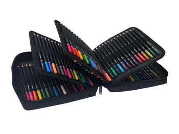 

Wooden coored pencils for children drawing selling new factory direct drawing brush 120 color pencil drawing nylon bag set