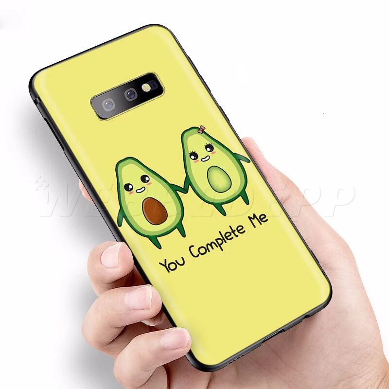 Webbedepp вкусные авокадо чехол для Samsung Галактики S7 S8 S9 S10 Edge Plus Note 10 8 9 A10 A20 A30 A40 A50 A60
