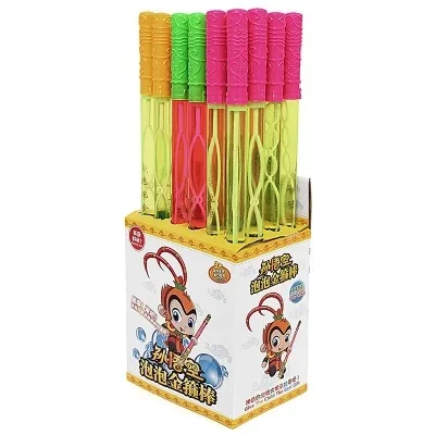 Детские Пузырьковые палочки, солнечные Wukong Bubble Golden Cudgel, красочные пористые Пузырьковые игрушки