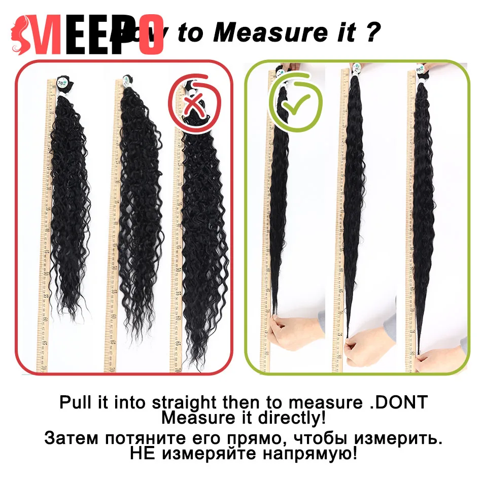 Meepo Afro Kinky Curly Synthetic Hair Bundles 70cm Super Long Curls Full Head Pure Blonde Weave Ombre Hair Extensions