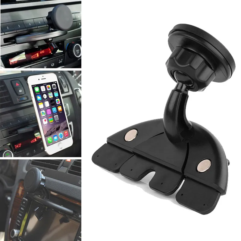

Multifunctional Universal Magnet Car CD Slot Holder Mount Stand for GPS MP4 & Tablet Phone Cradle Bracket for IPhone for Samsung