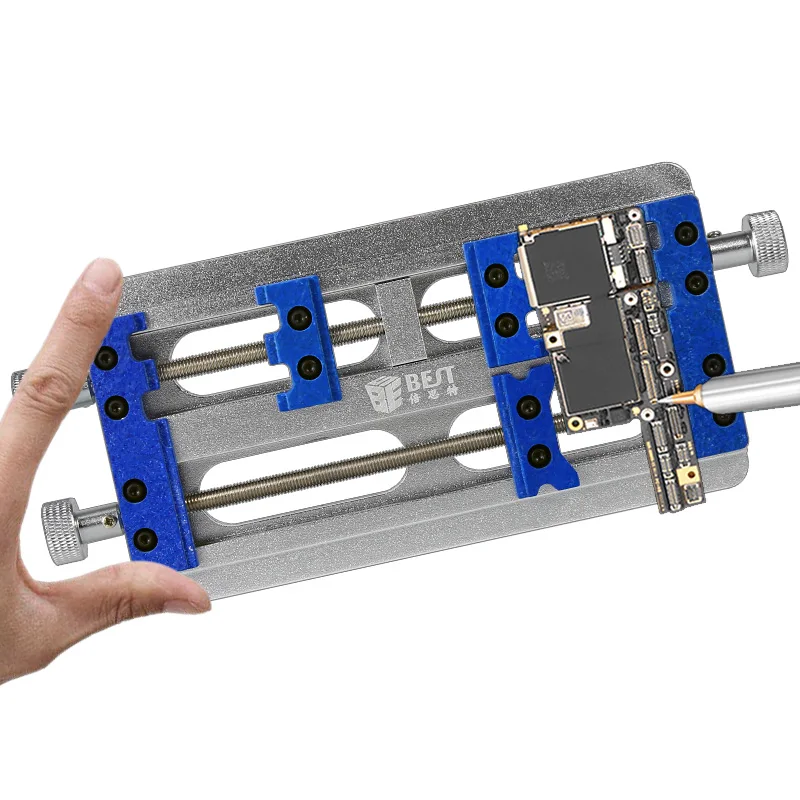 

BST Universal PCB Holder for Phone Repair CPU IC Chips Glue Remove Soldering Fixing Fixture Motherboard Maintenance Clamp