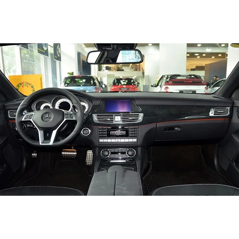 3 шт. для Mercedes Benz CLA C117 GLA X156 200 220 260 2013-18 автомобильный акселератор педаль тормоза отделка для интерьера автомобиля аксессуары