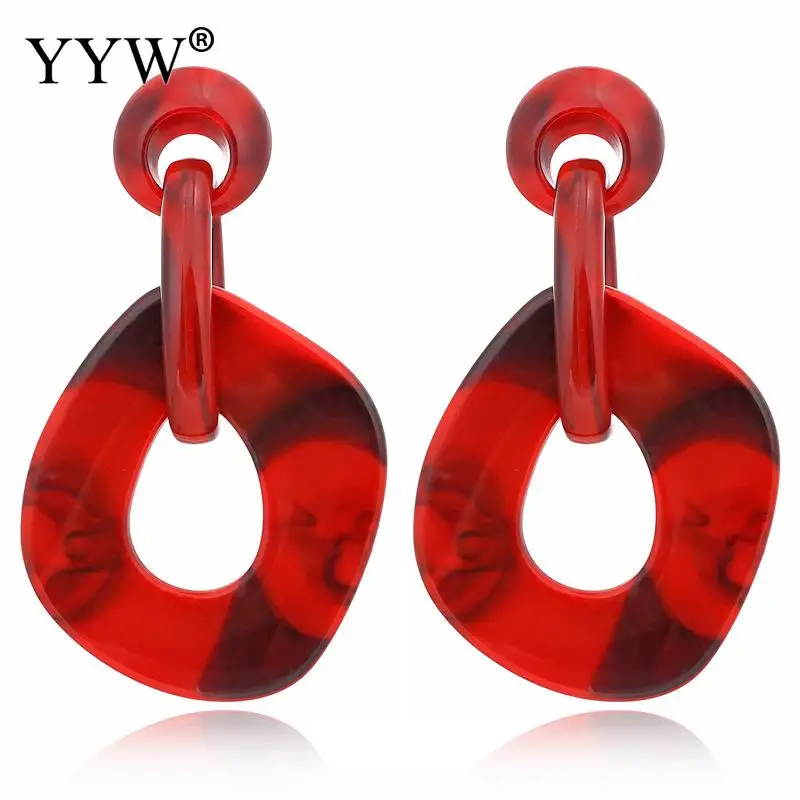 

New Personality Geometric Acrylic Big Drop Earrings 2019 Hot Sale Muli-Layer Dangle Earrings For Women Jewelry Pendientes Mujer