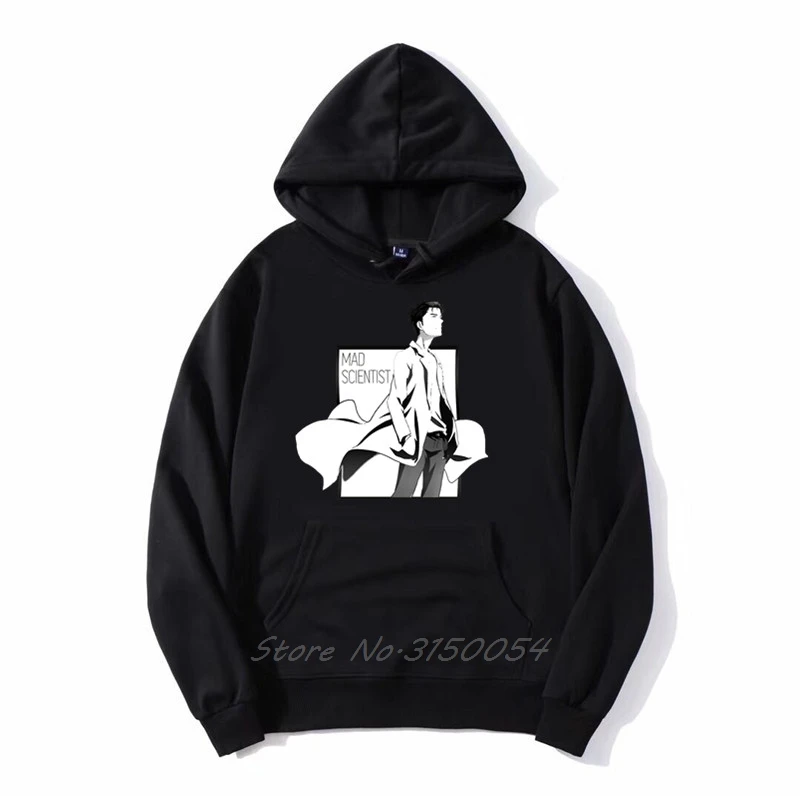 Okabe Rintarou Steins; Gate hoodies Anime Manga Otaku Japan Tokyo Funny Hooded Coats Jackets Sweatshirt Men Hoodie