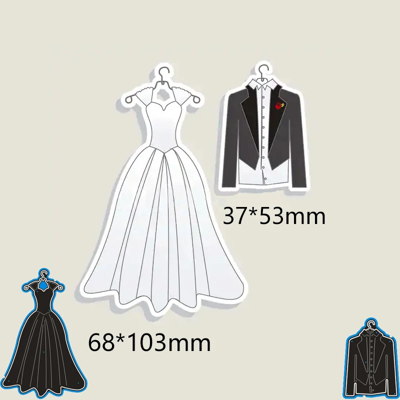 Weding платье и костюм металлические режущие штампы стальная резка тиснение для