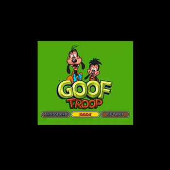 

Goof Troop NTSC Version 16 Bit 46 Pin Big Gray Game Card For USA Game Players