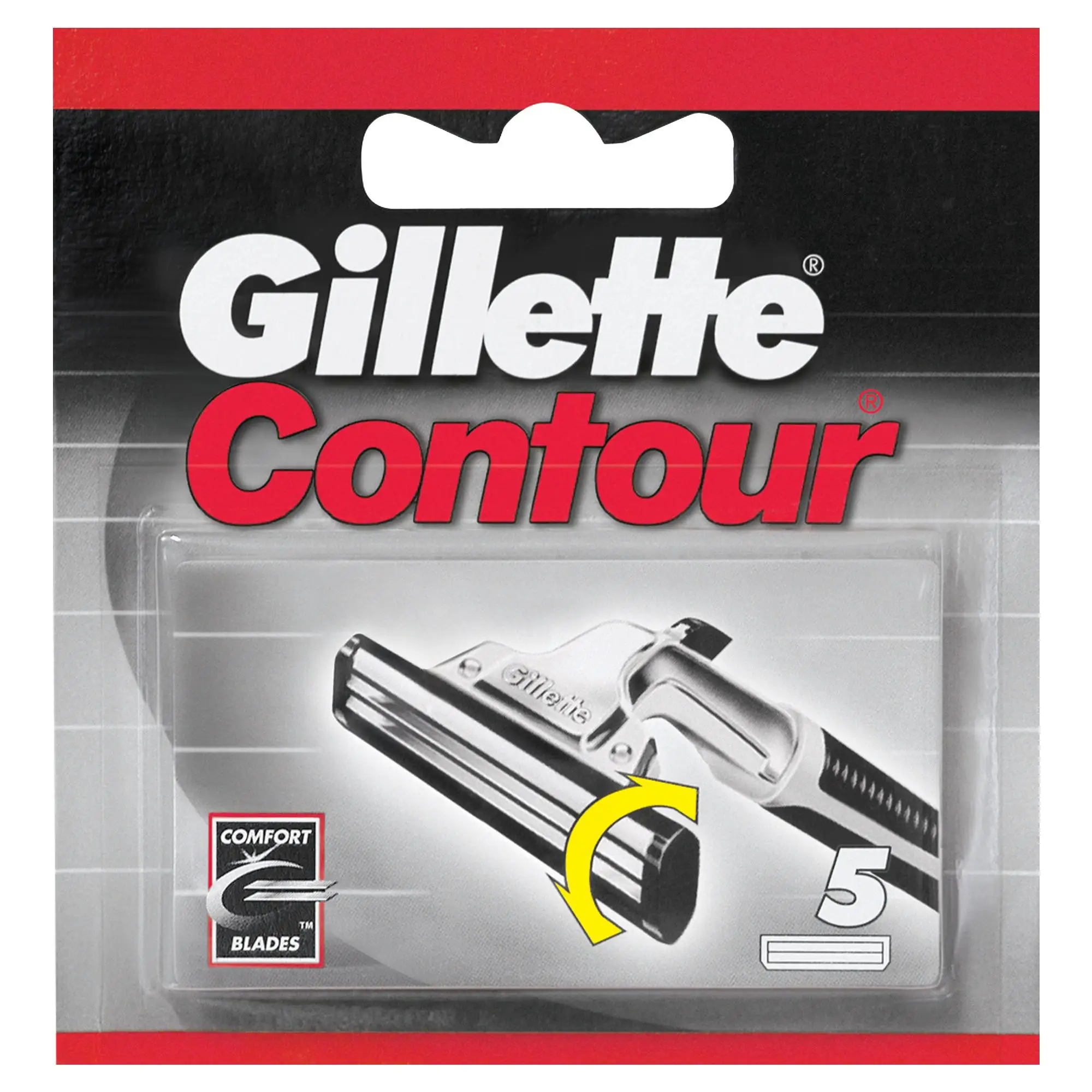 Сменные Кассеты Gillette Contour 5 шт. | Красота и здоровье