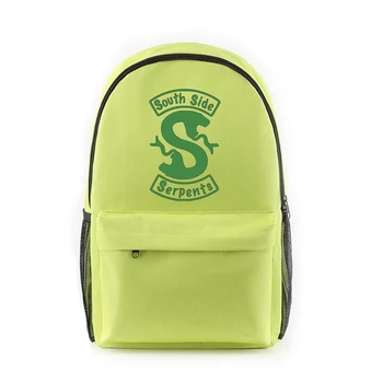 

Riverdale south side Cute Snake Cool Hip Backpack Fashion with zipper 2019 New Arrival Shoulder College Stylish Travel Backpack
