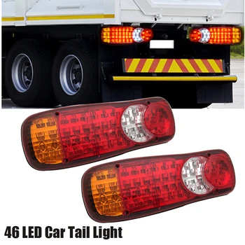 

12V /24V LED Truck Rear Lights Car Bus Trailer Tail Light Indicator Stop Reverse Lamp Reverse Taillight Red/yellow/White