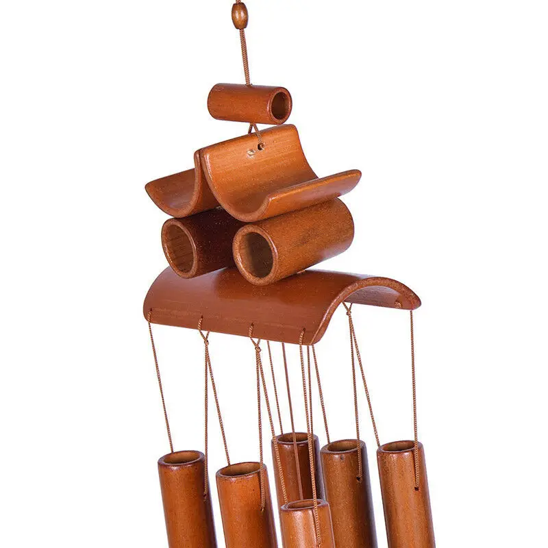 

62*13*6cm Wind Chimes Handmade Bamboo Hanging Decoration Home Window Door Noisemaker Craft