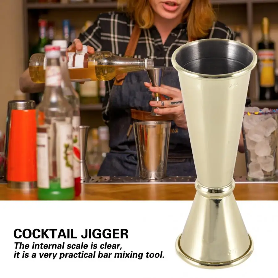 Wine Jigger 304 нержавеющая сталь бар вино шейкер для коктейлей двойной мерный стаканчик бартендинг измерительный инструмент шейкер для коктейля барные аксессуары