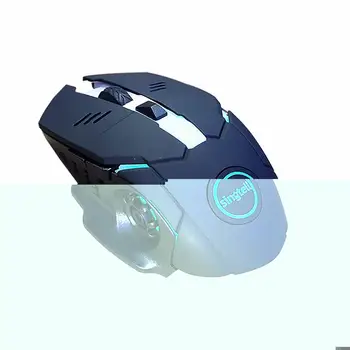 

singtell st02 office magnetic ring anti-interference 6-key mixed game mouse colorful chicken light H3U7