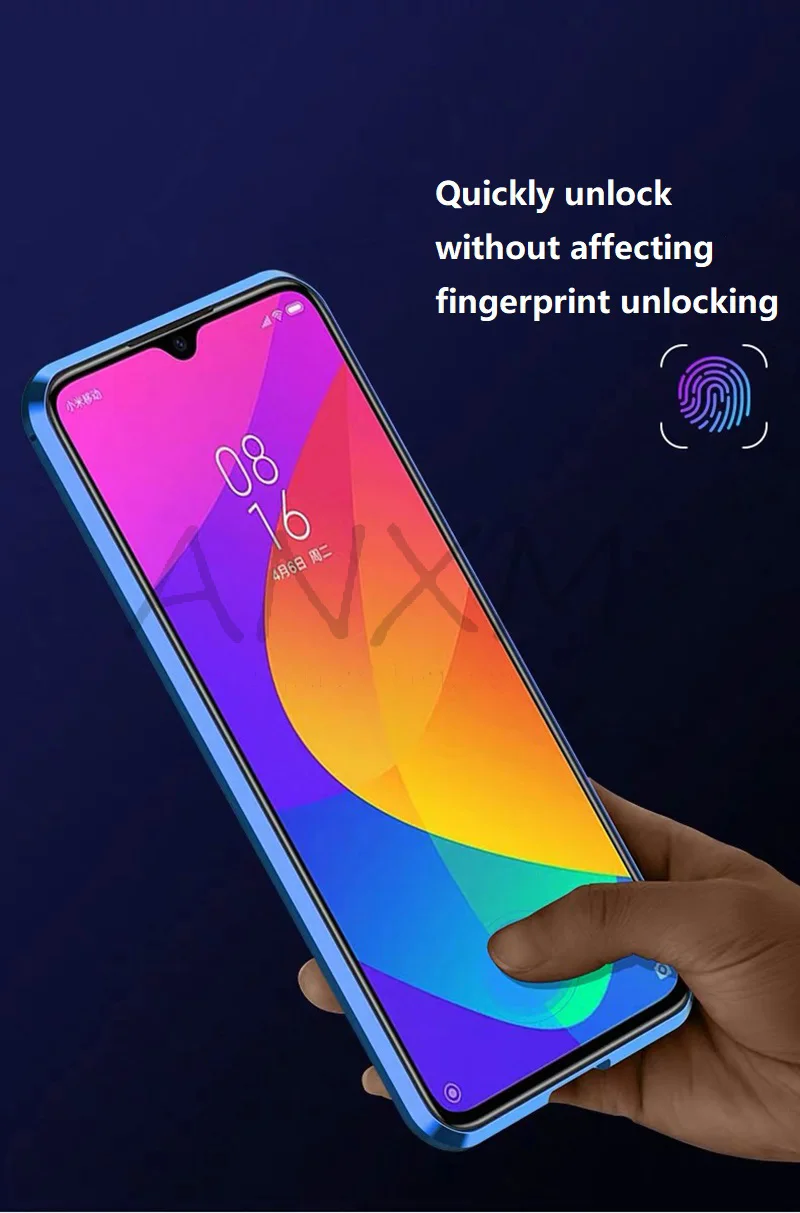 Металлический магнитный чехол для Xiaomi Redmi Note 7 8 K20 Pro закаленное стекло магнитные чехлы Чехол для Xiaomi Mi 9 SE 9T Pro A3 lite чехол