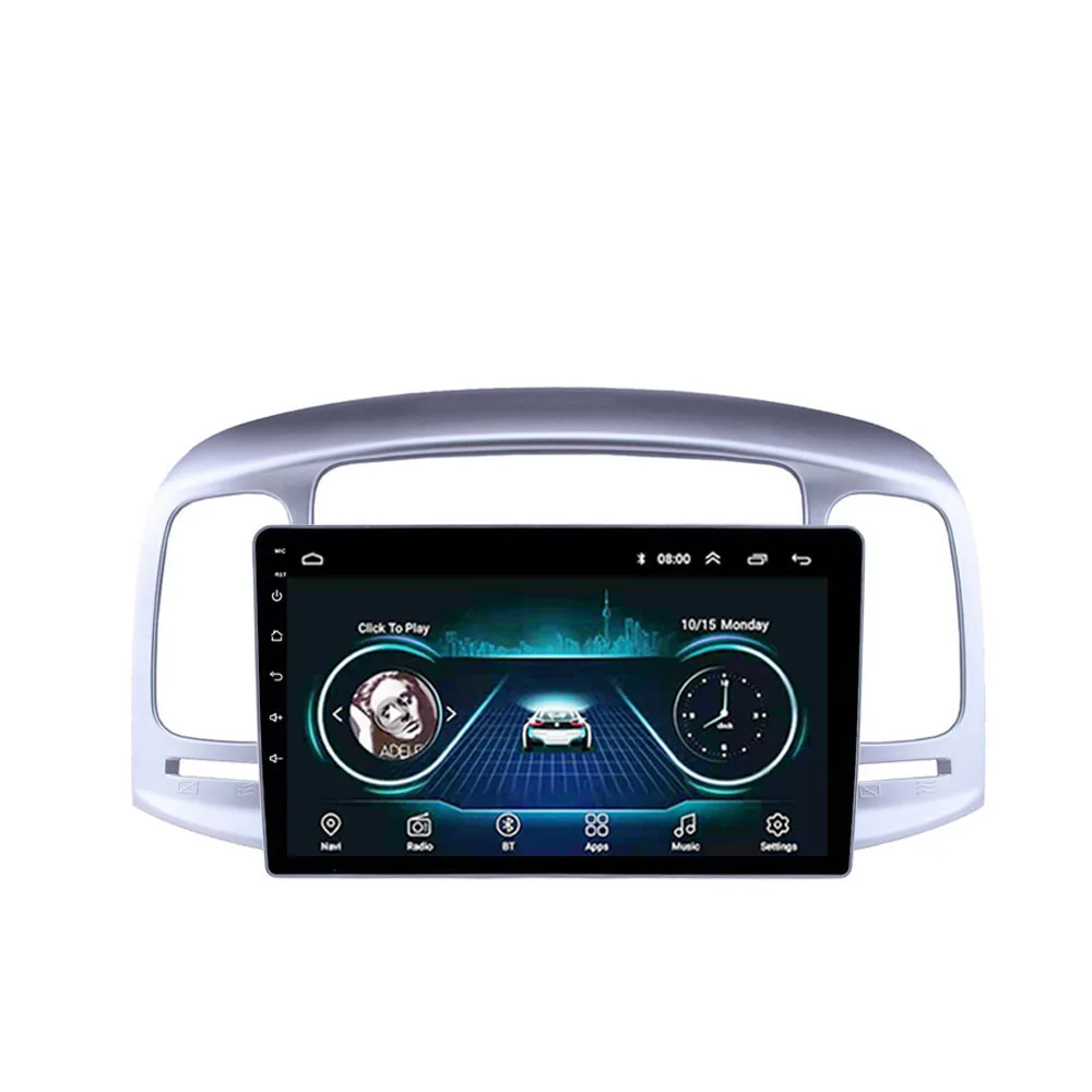 Автомобильный мультимедийный плеер 2 DIN 9 дюймов Android 8 1 для Hyundai Accent 2006 2007 2008 2011