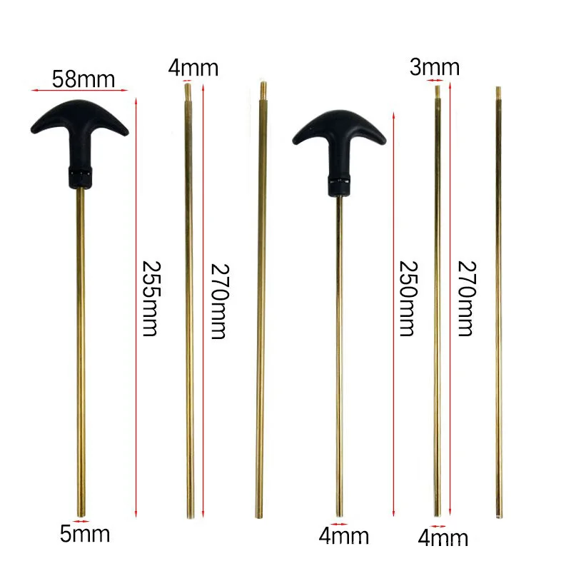 Eebow универсальный набор для чистки пистолета Охотничий комплект для чистки пистолета для всех пистолетов/CNC прецизионный обработанный-Твердый латунный Jags& Slot