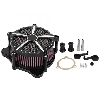 

CNC Aluminum Motorcycle Air Cleaner Air Intake Filter Kit Fit for Trike Touring 2008-2016 Motor Accessories