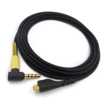 

2020 New Replacement 3.5mm Nylon Audio- Cable For Steelseries Arctis 3/5/7/Pro 2m Long Gaming Headset Line For laptop