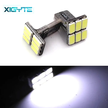 

10pcs Car Styling T10 LED W5W158 168 194 5630 5730 6 SMD LED Car Dome Lamp Reading Lamp Reverse Lamp Replacement Light DC 12V