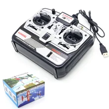 Simulateur de vol RC 6CH, prise en charge JTL-0904A Realflight G7 Phoenix 5.0 XTR, hélicoptère, télécommande, Drone à aile fixe (MODE2)