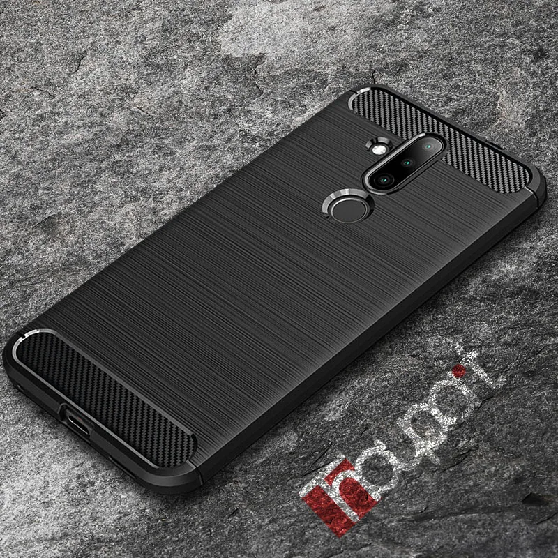 

Thouport Case For Nokia 6.1 Plus For Nokia X6 6 6.2 Business Carbon Fiber Silicone Fitted Cover For Nokia X6 Case