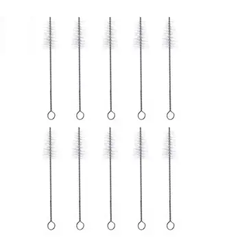 

10pcs Icing Piping Nozzle Brush Piping Bag Cleaning Brushes Kitchen Cake Tool Metal Cleaning Tube Brushes for Store Use