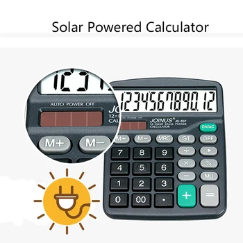

Office Finance Calculator Calculate Commercial Tool Solar / Battery Powered 12 Digit Electronic Calculatory Calculator 147*118MM