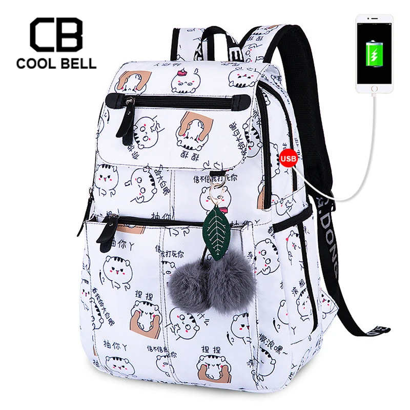 

Fabric Waterproof Frinting School Backpack Children School Bags For Girls Student Girl Cute Schoolbag Travel Laptop Backpack