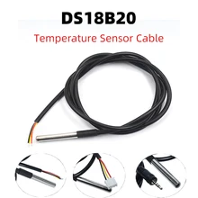 Ds18b20 temperatura sonda sensor de temperatura ds1820 pacote aço inoxidável à prova dwaterproof água para arduino